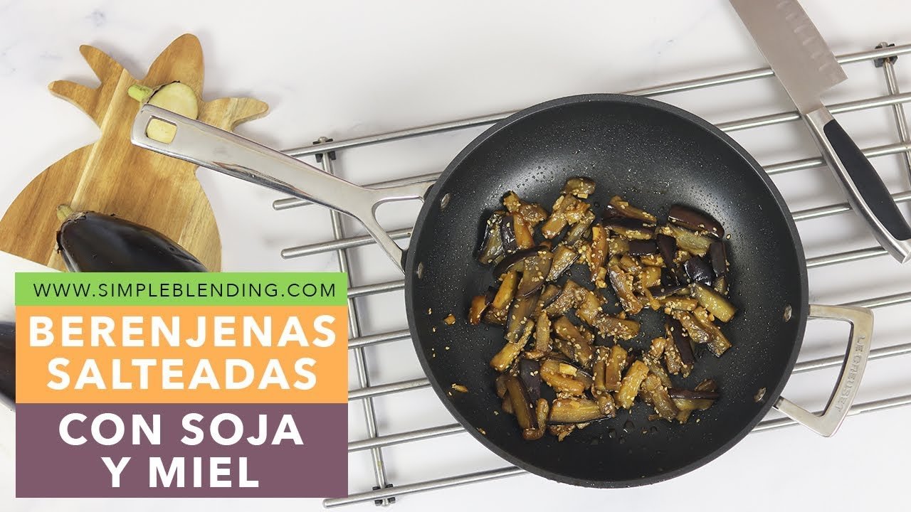 Receta de Berenjenas con salsa de soja y miel