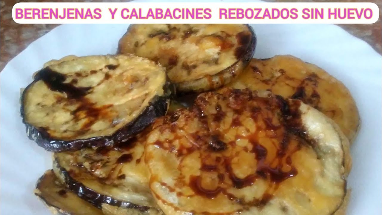 Receta de Berenjenas rebozadas sin huevo