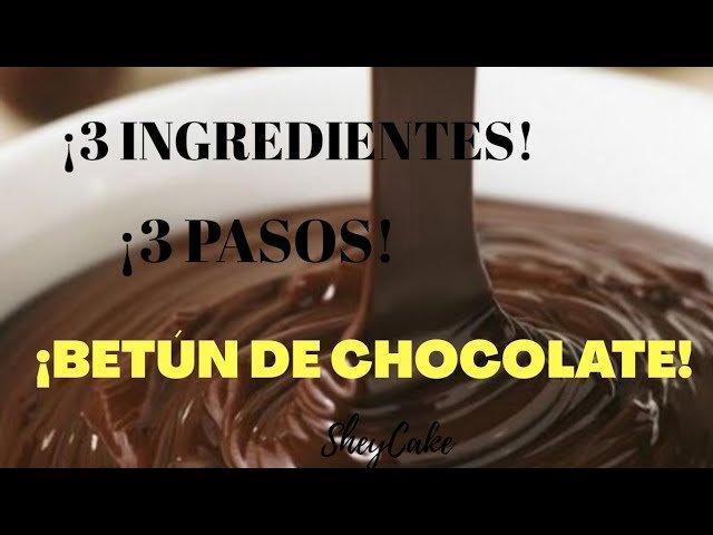 Receta de Betún de chocolate