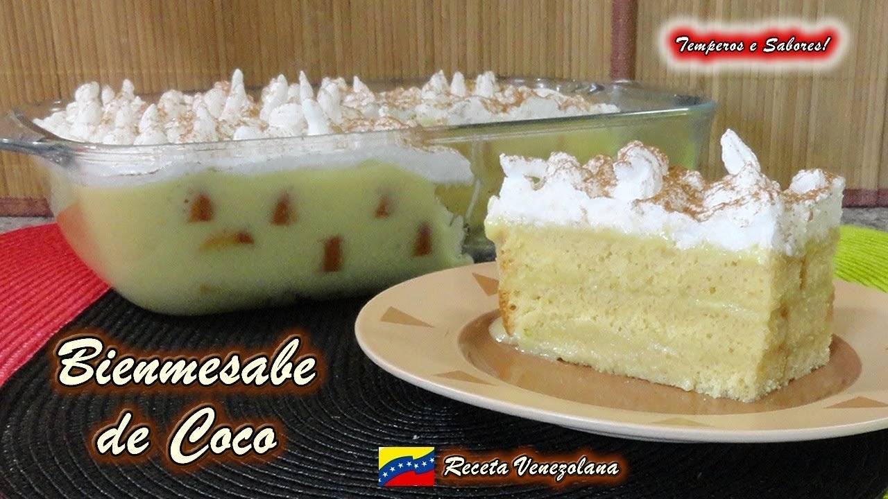 Receta de Bienmesabe de coco