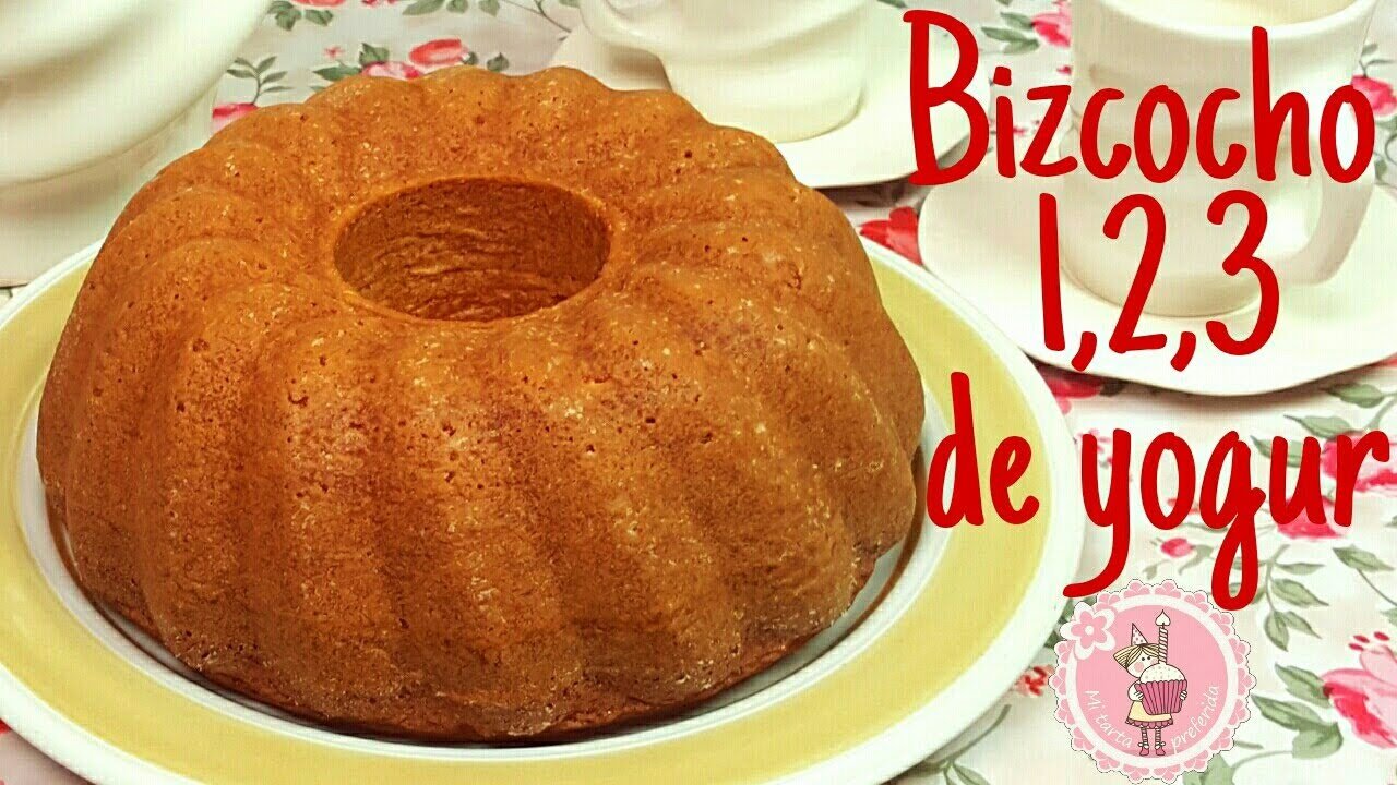 Receta de Bizcocho 1 2 3