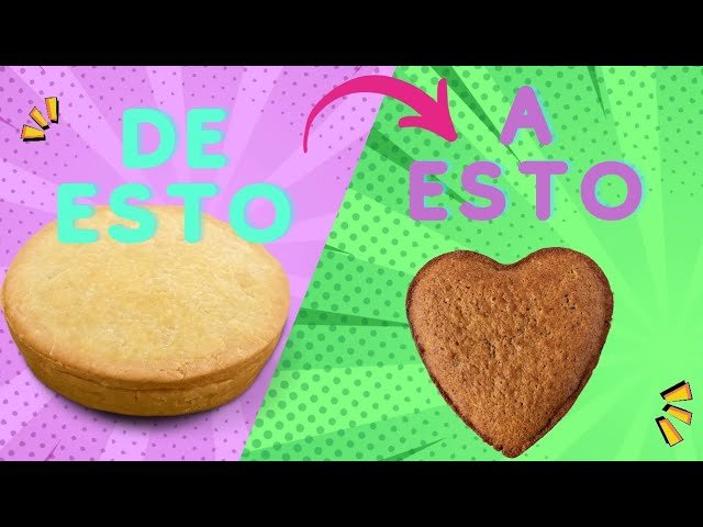 Receta de Bizcocho con forma de corazón