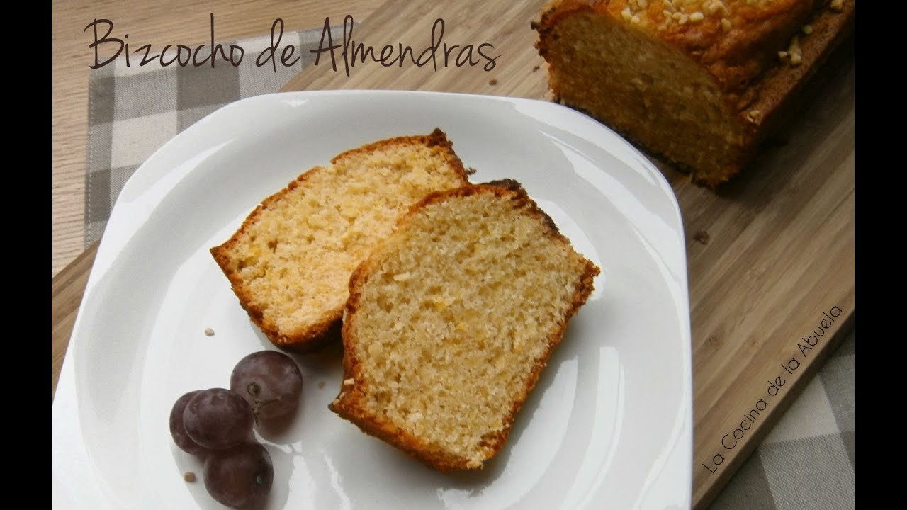Receta de Bizcocho de almendra de la abuela