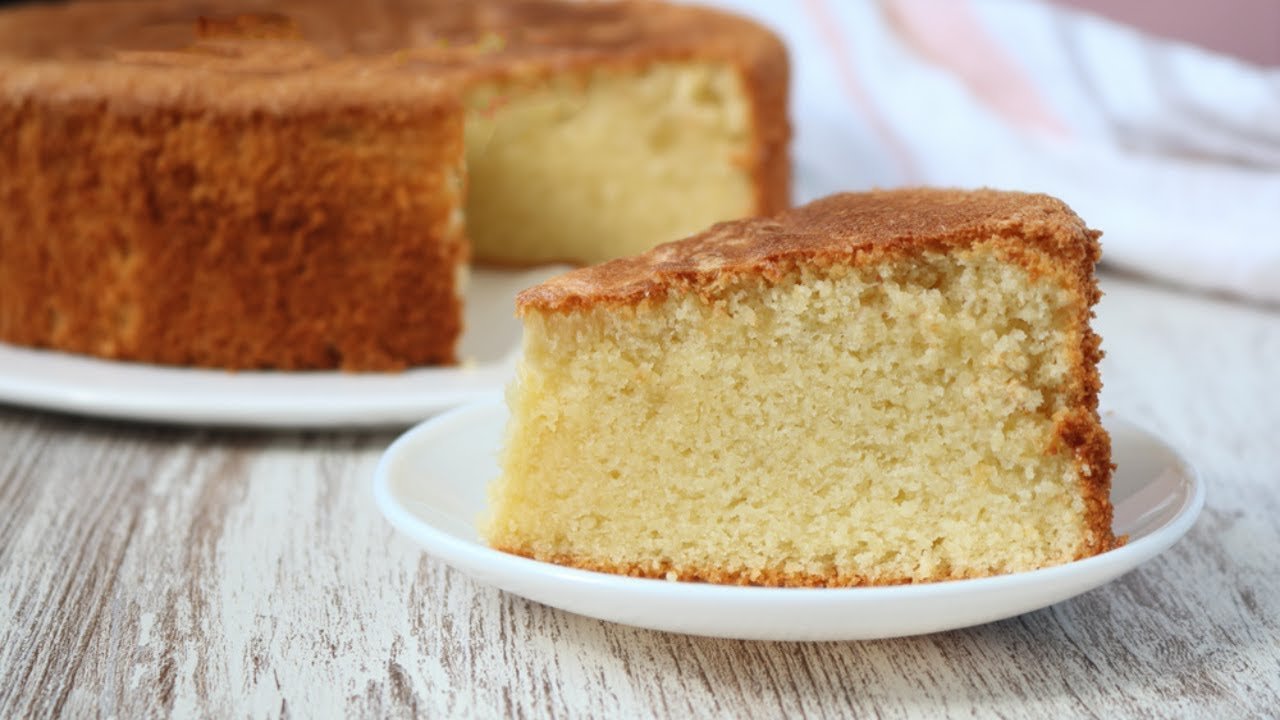 Receta de Bizcocho de almendras esponjoso