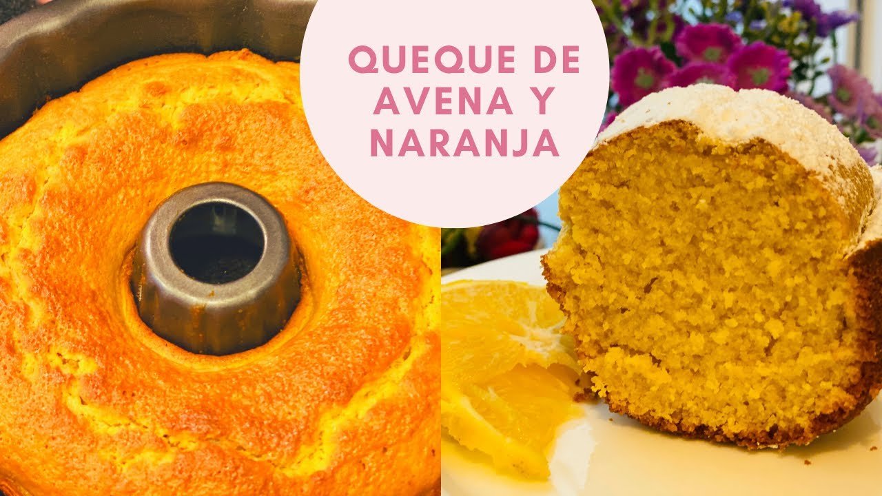 Receta de Bizcocho de avena y naranja