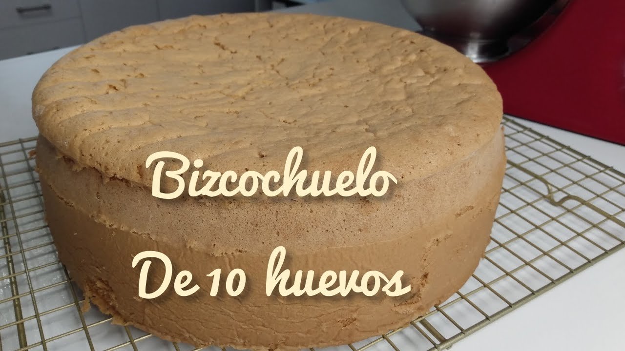 Receta de Bizcocho de boda de 10 huevos