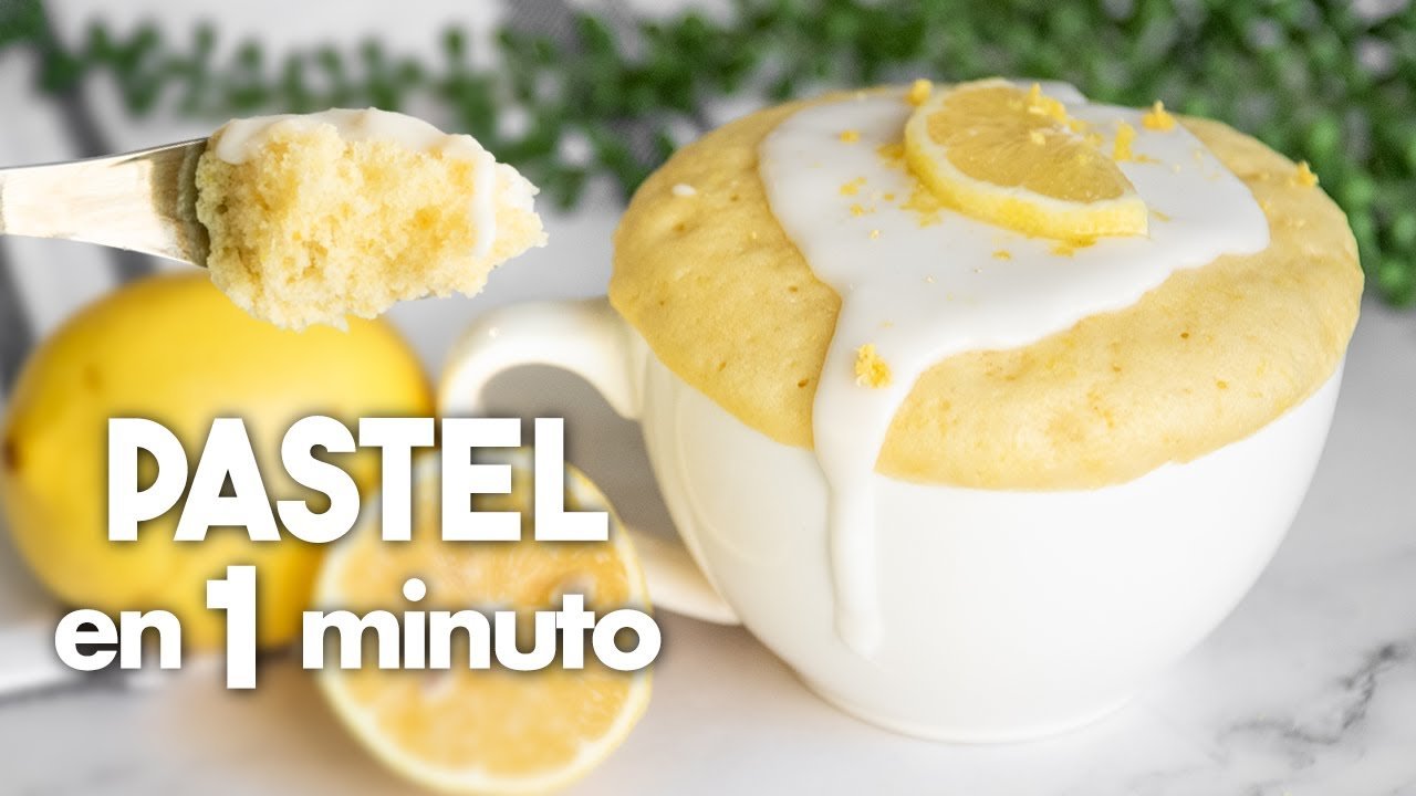 Receta de Bizcocho de limón al microondas