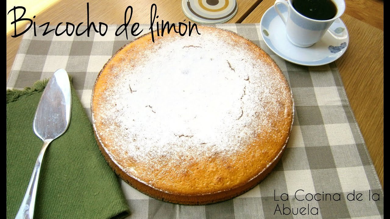 Receta de Bizcocho de limón de la abuela