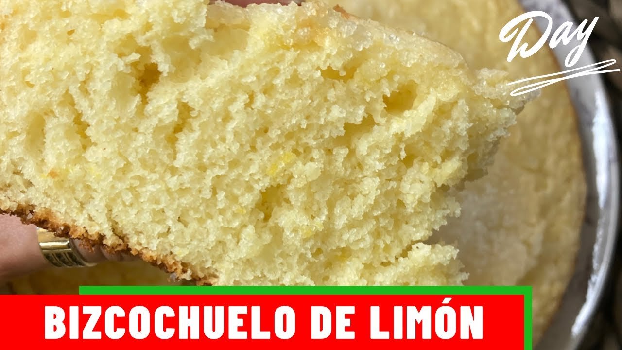 Receta de Bizcocho de limón esponjoso