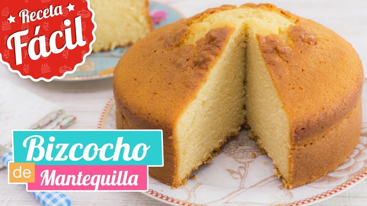 Receta de Bizcocho de mantequilla fácil