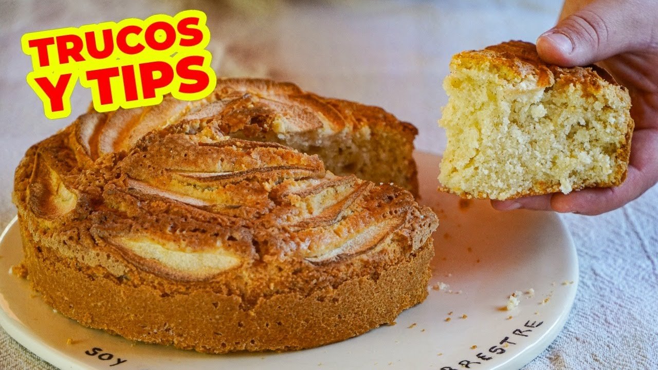 Receta de Bizcocho de manzana sin gluten