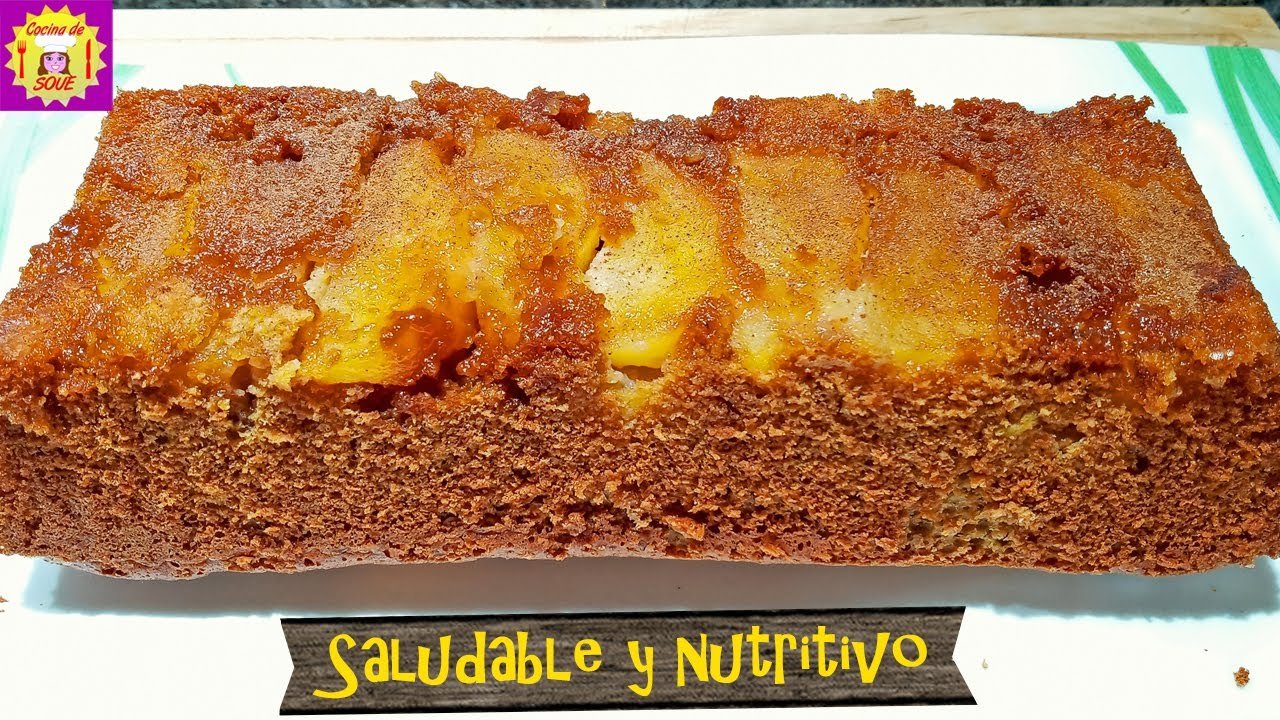 Receta de Bizcocho de manzana y avena