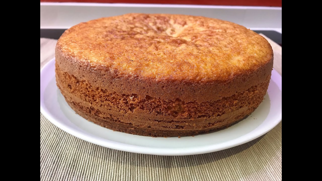 Receta de Bizcocho de melocotón con yogur