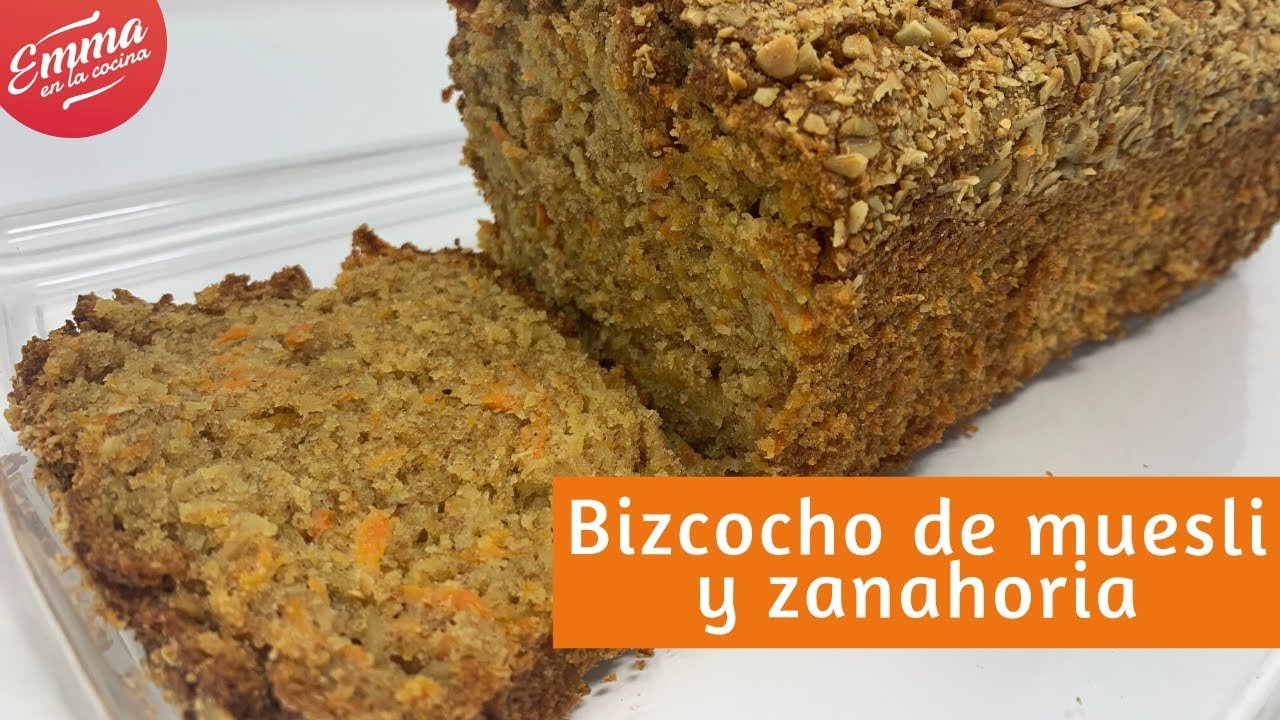 Receta de Bizcocho de muesli y manzana