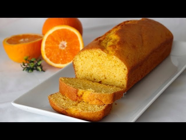 Receta de Bizcocho de naranja entera