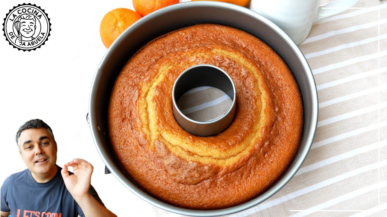 Receta de Bizcocho de naranja y yogur