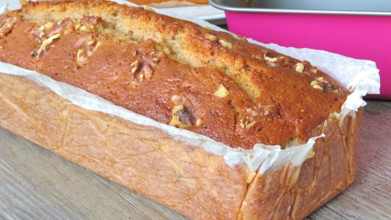 Receta de Bizcocho de nueces y yogur