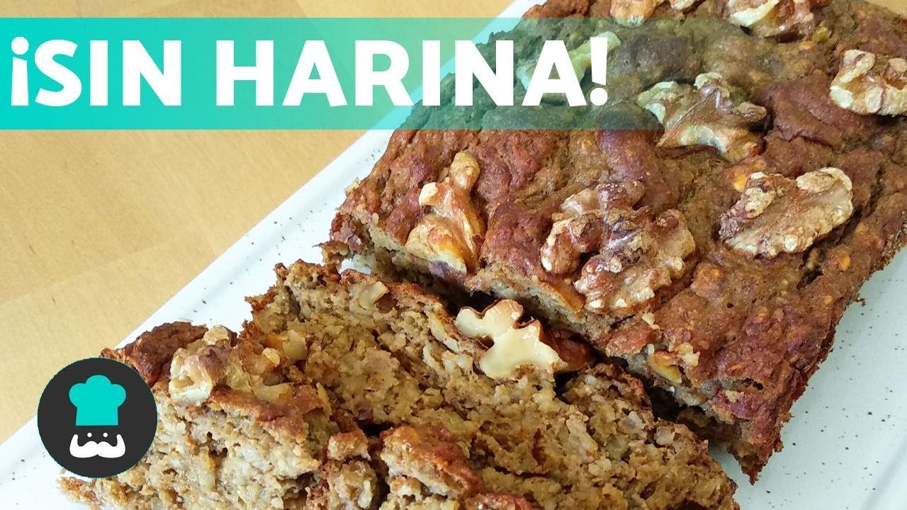 Receta de Bizcocho de plátano y manzana sin azúcar