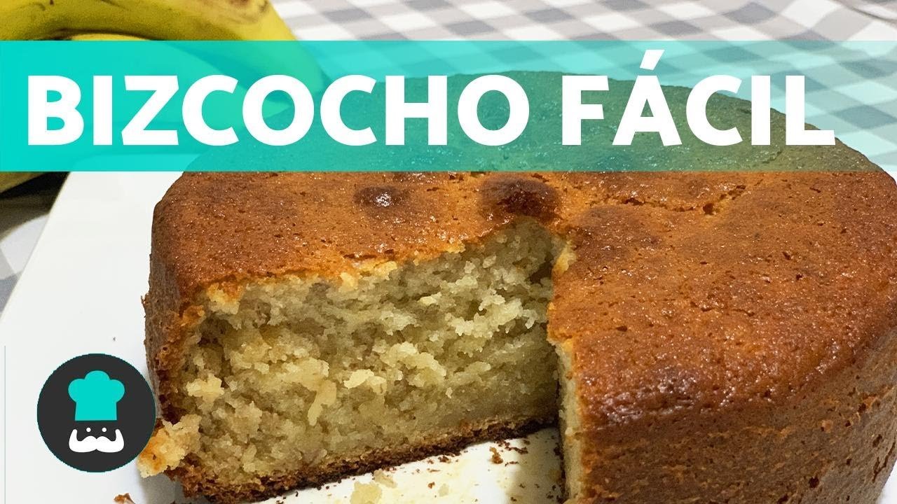 Receta de Bizcocho de plátano y yogur sin harina