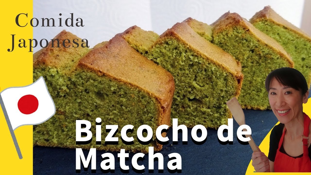 Receta de Bizcocho de té matcha