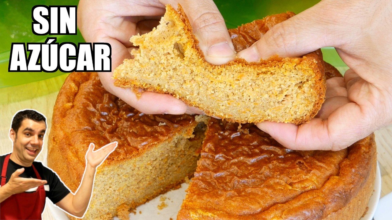 Receta de Bizcocho de zanahoria sin azúcar