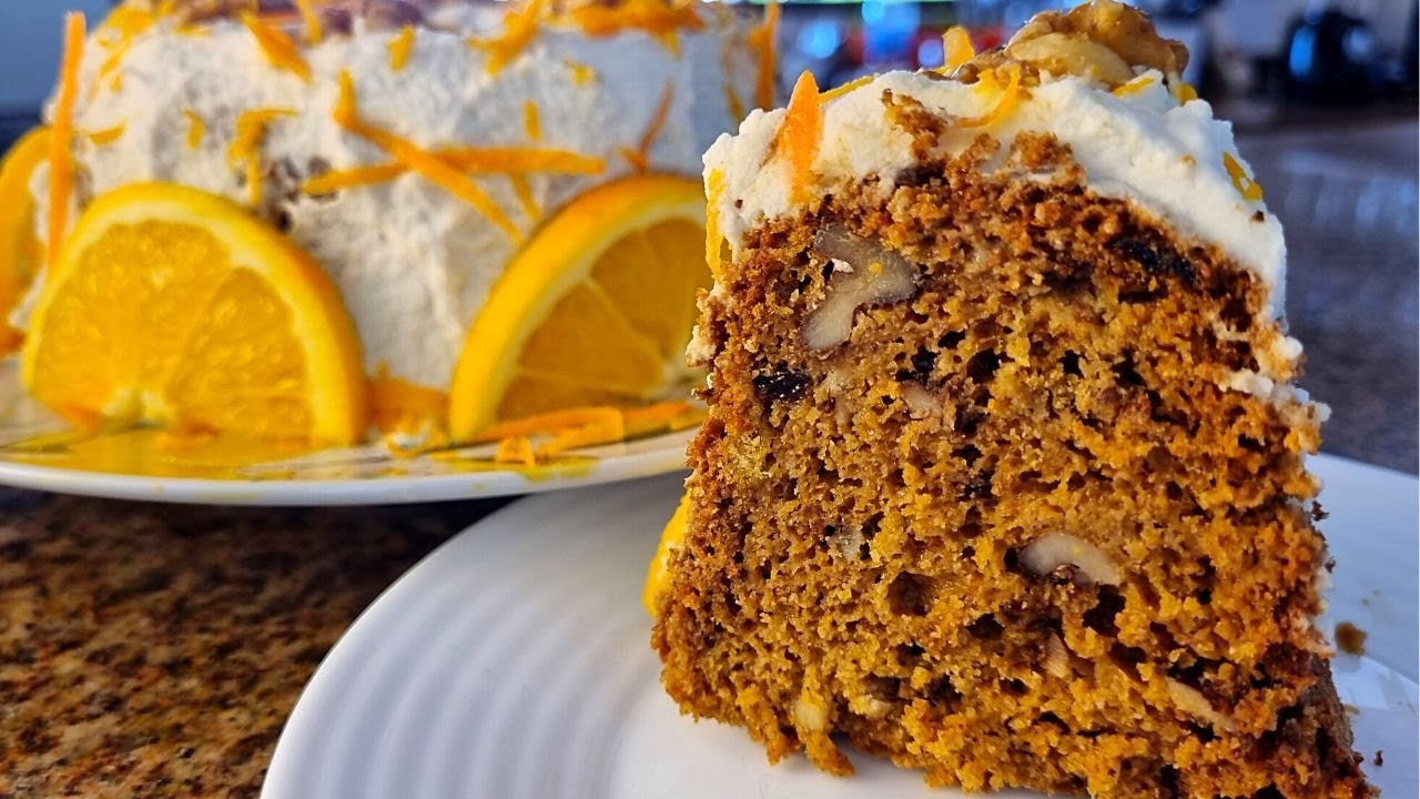 Receta de Bizcocho de zanahoria vegano