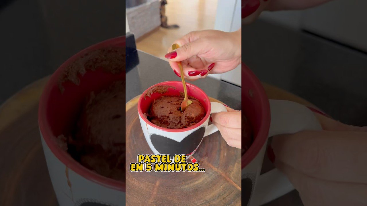 Receta de Bizcocho en el microondas rápido