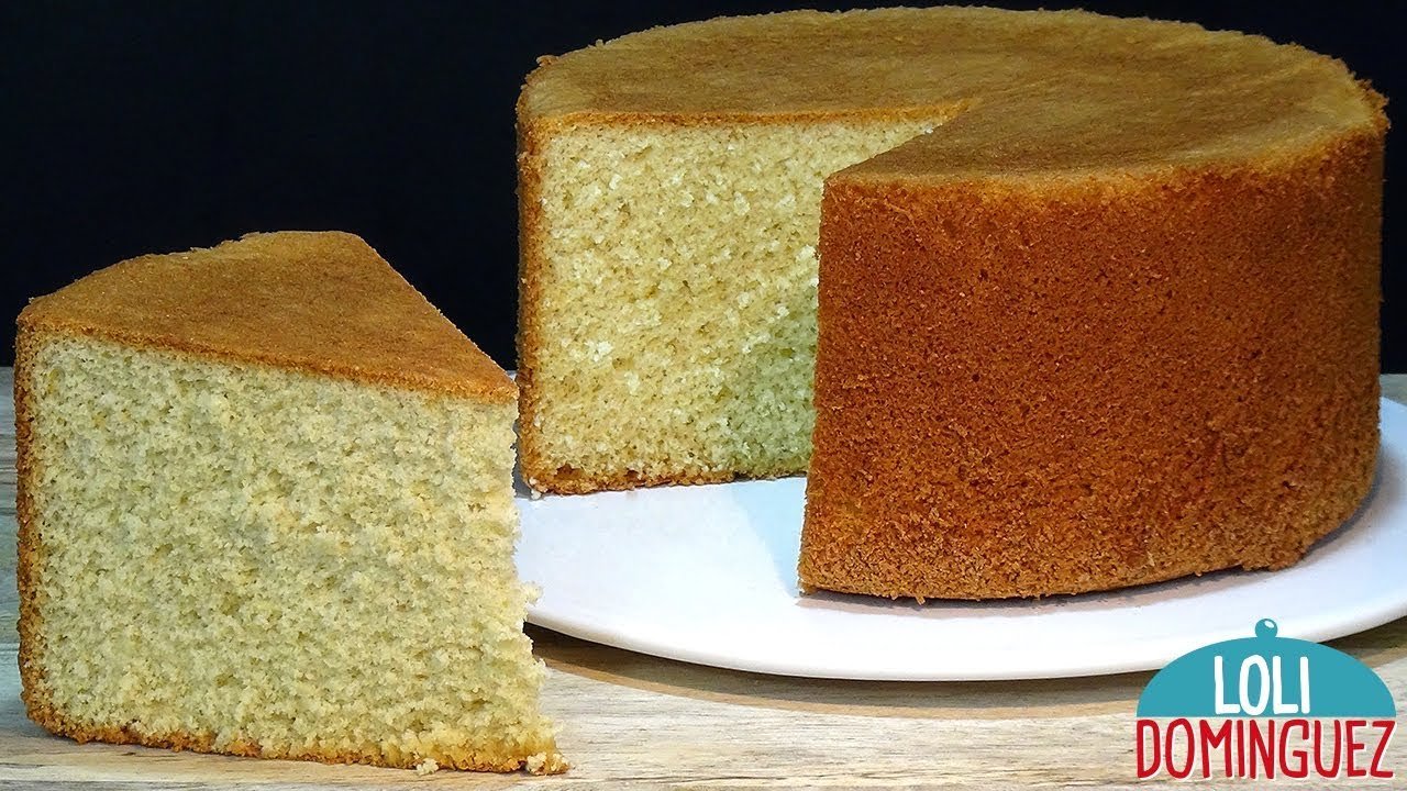 Receta de Bizcocho esponjoso sin levadura