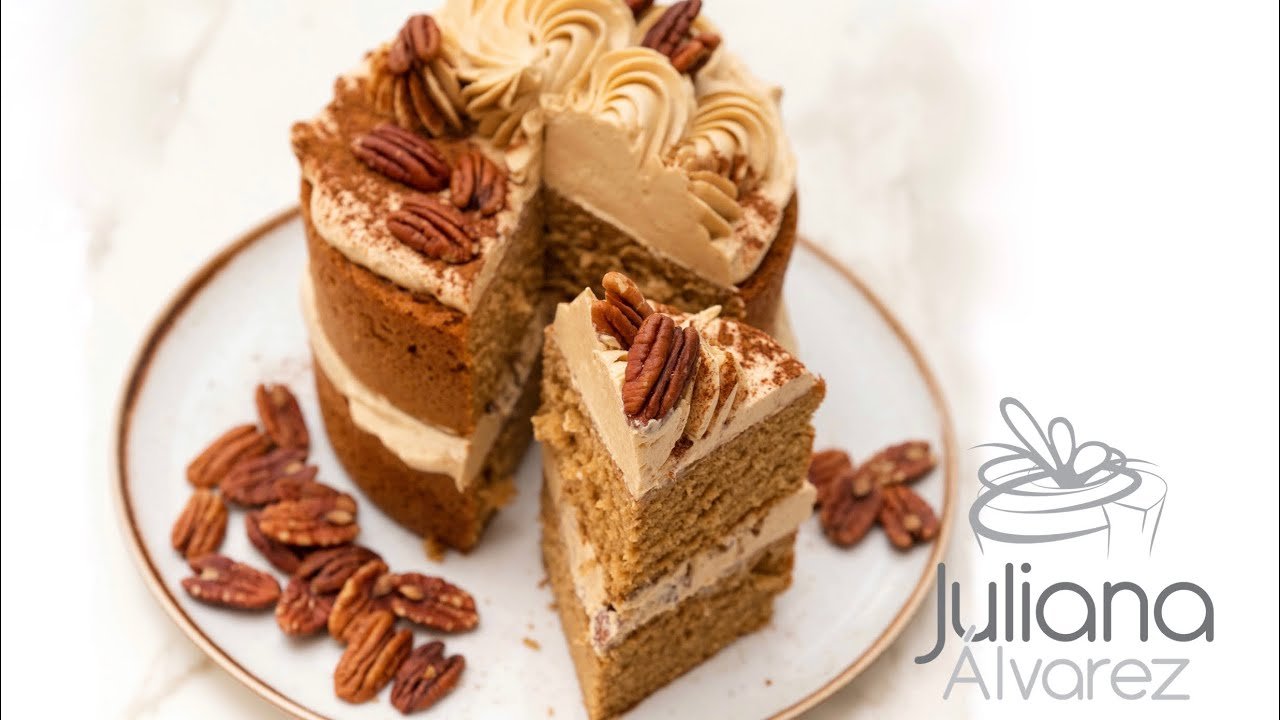 Receta de Bizcocho genovés con crema de café