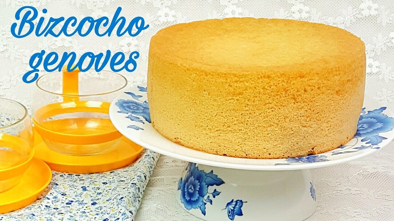 Receta de Bizcocho genovés para tartas