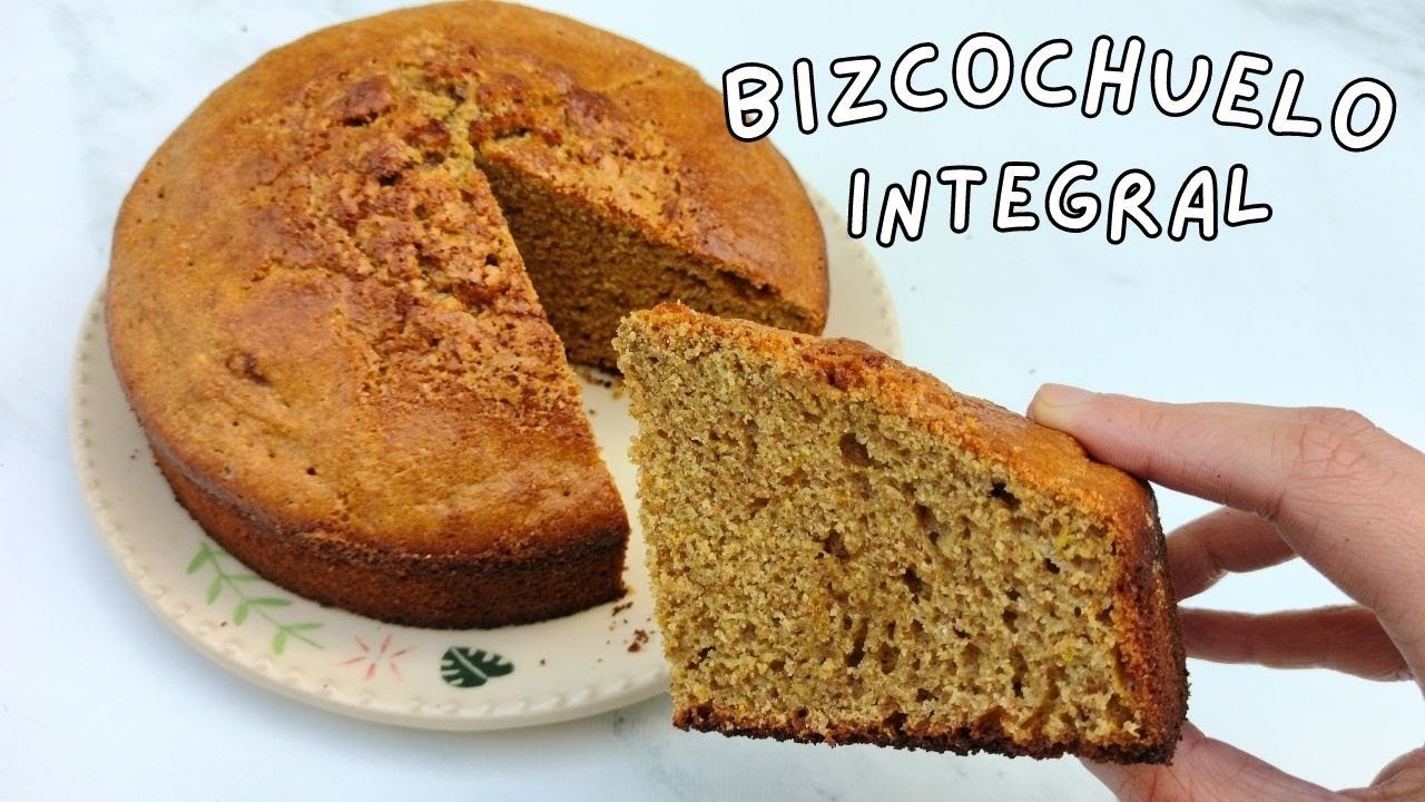 Receta de Bizcocho integral sin azúcar