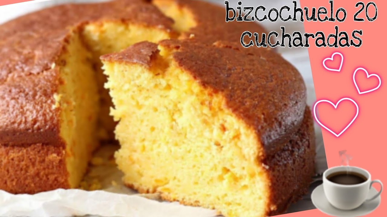 Receta de Bizcochuelo 20 cucharadas