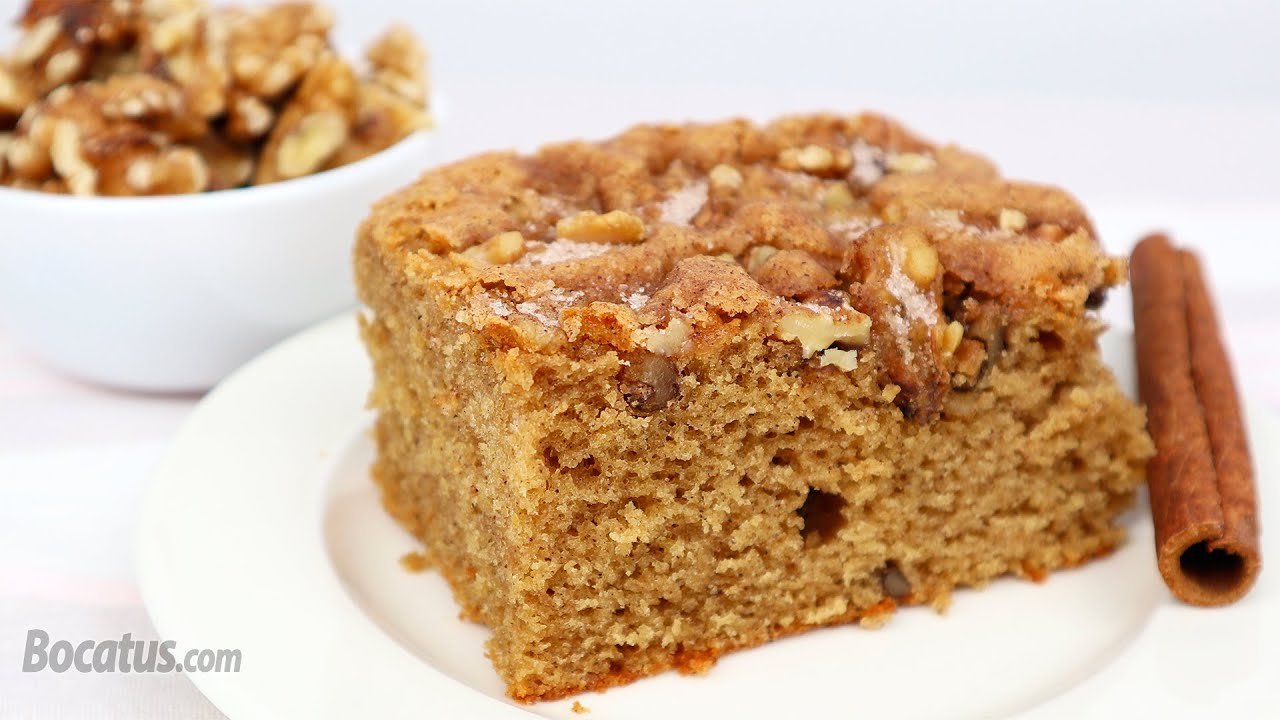 Receta de Bizcochuelo de nuez