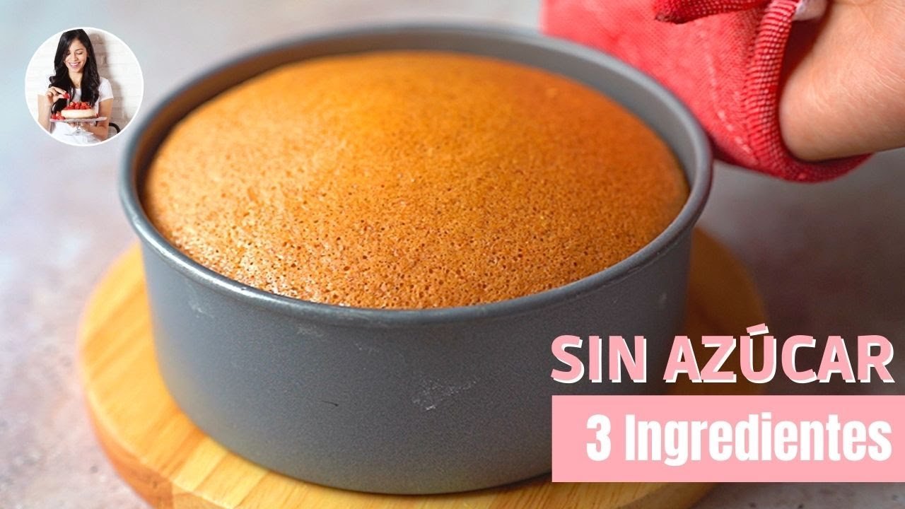 Receta de Bizcochuelo sin azúcar