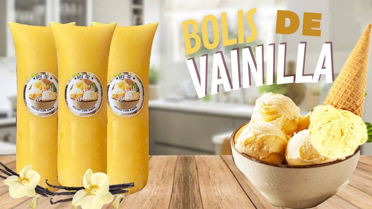 Receta de Bolis de vainilla