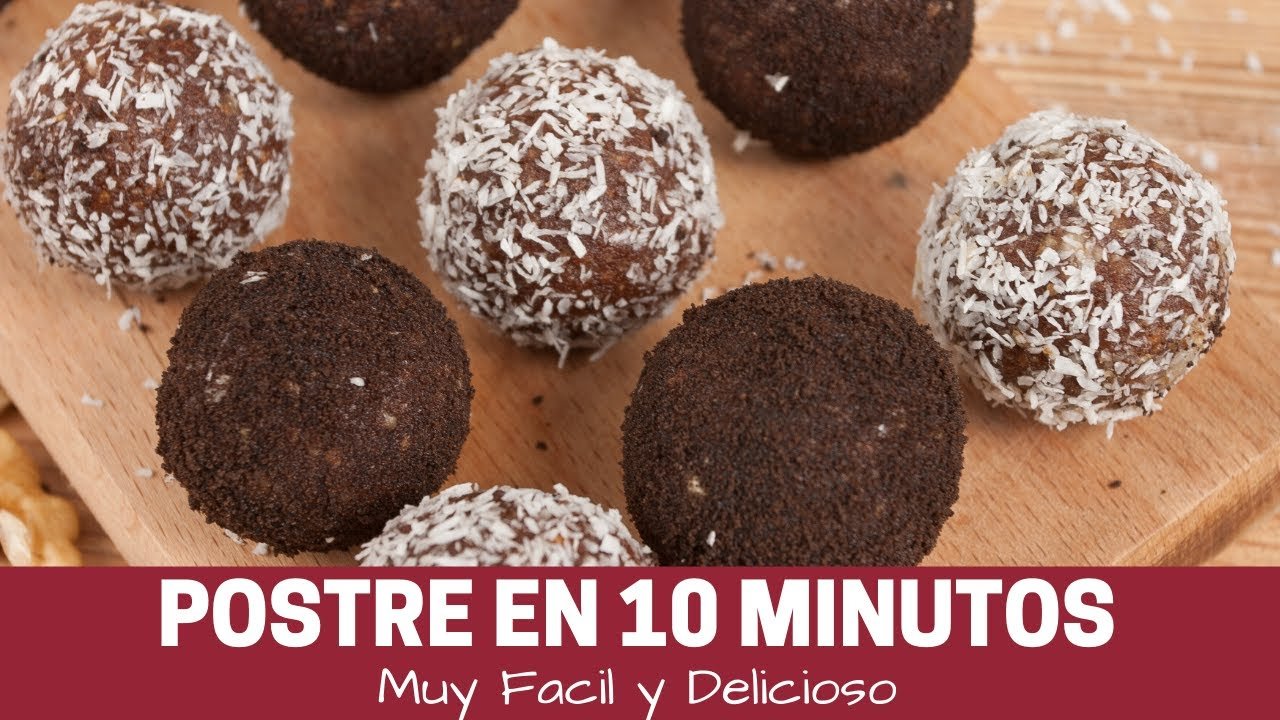 Receta de Bolitas de galleta con chocolate