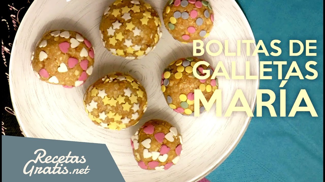 Receta de Bolitas de galletas María