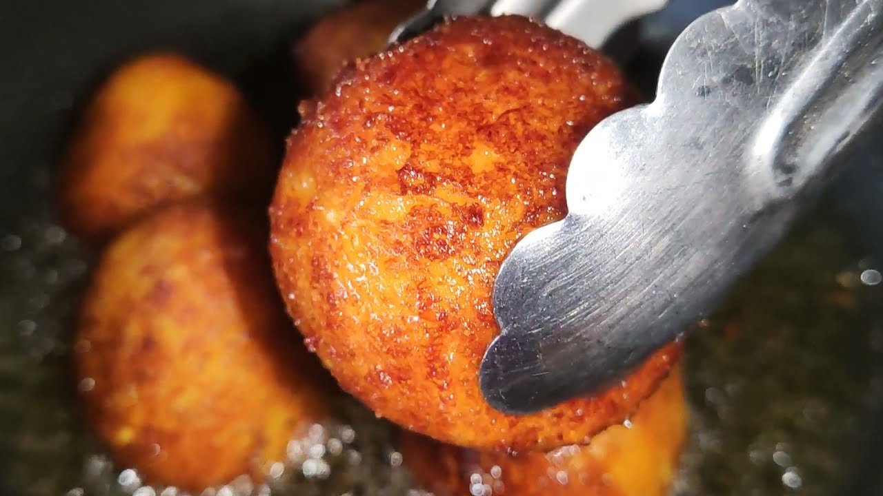 Receta de Bolitas de plátano frito