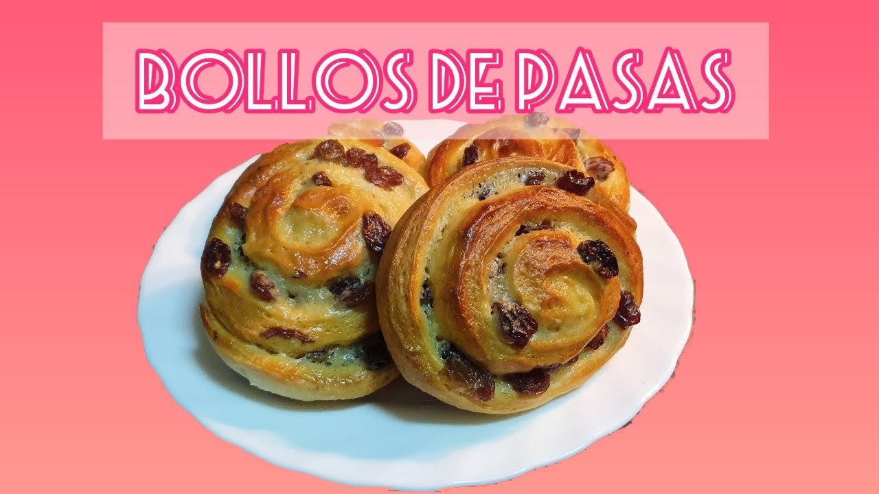 Receta de Bollos de canela y pasas