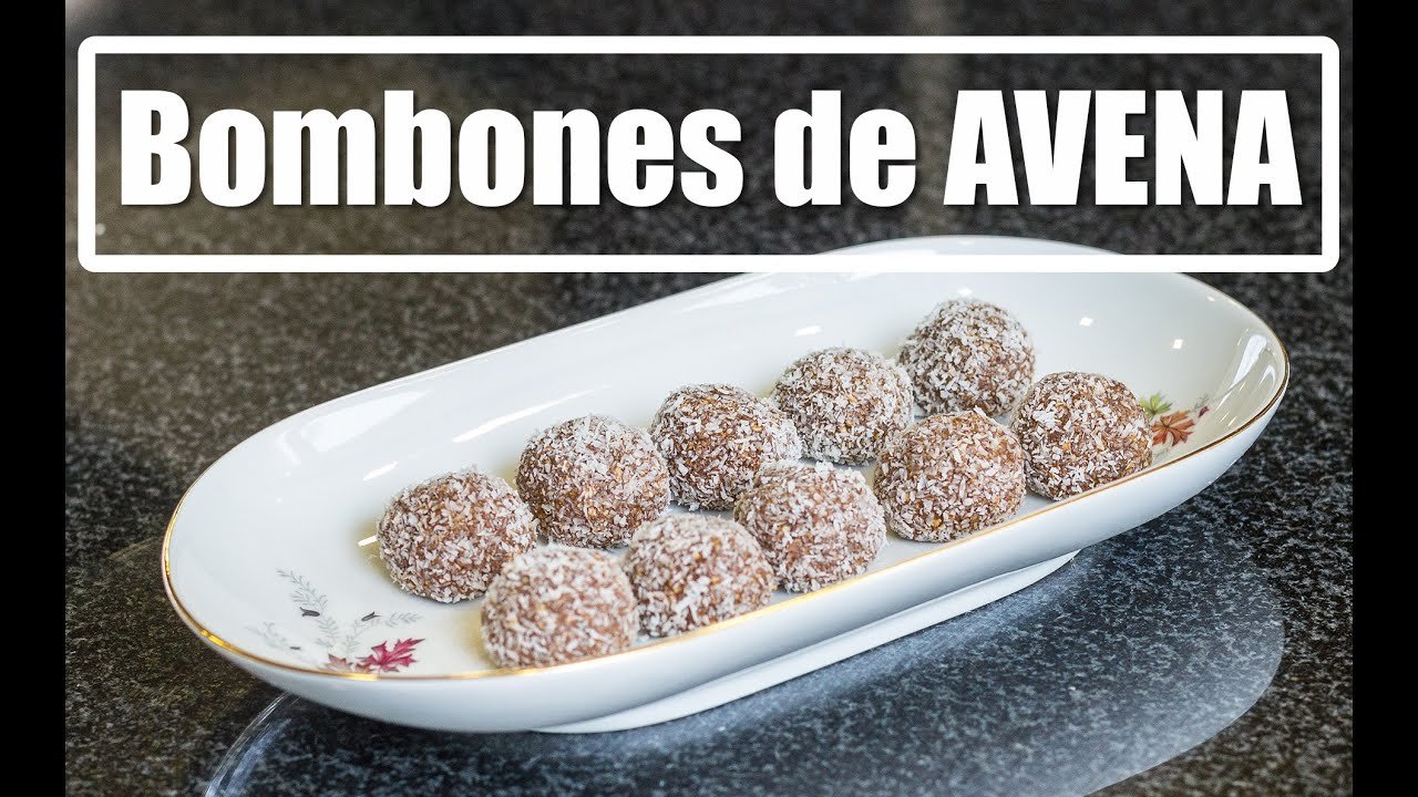 Receta de Bombones de avena y chocolate