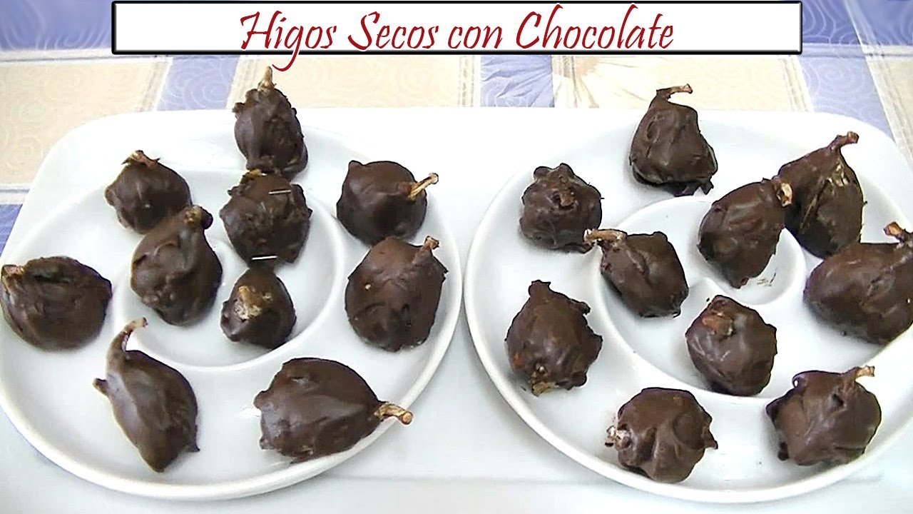 Receta de Bombones de higos secos