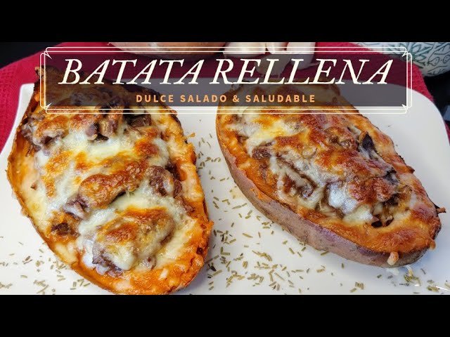 Receta de Boniatos rellenos de carne