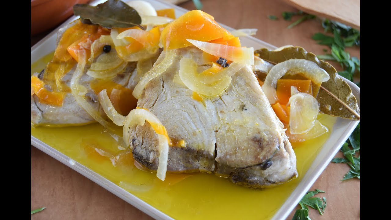 Receta de Bonito en escabeche