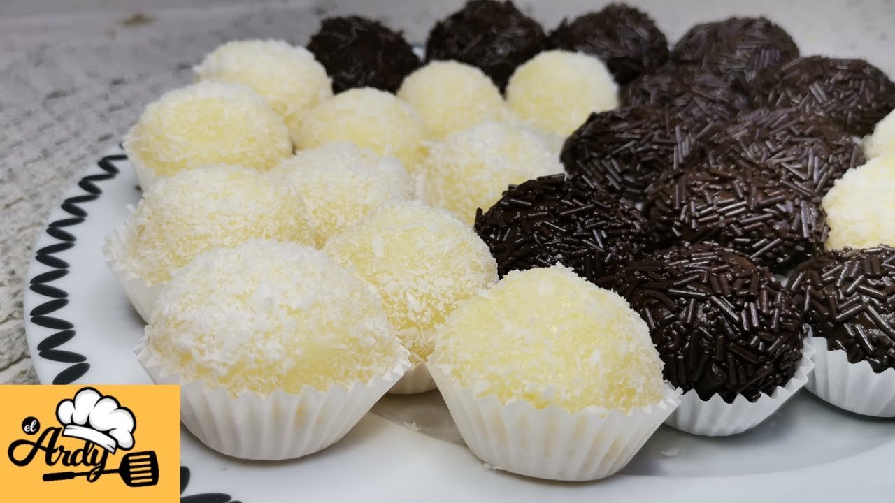 Receta de Brigadeiros de chocolate