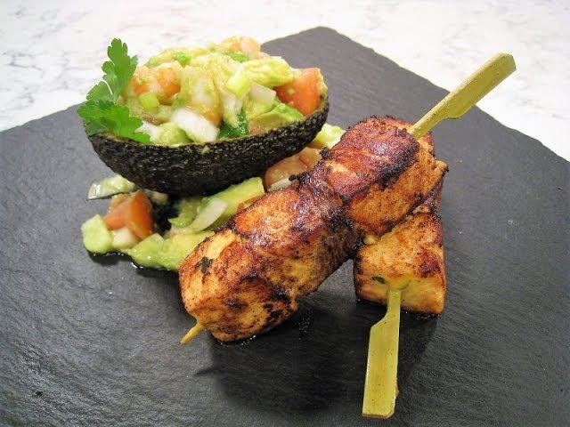 Receta de Brochetas de pez espada