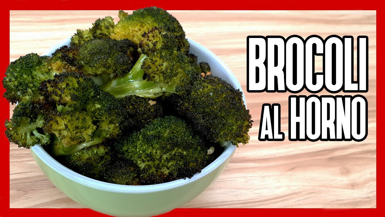 Receta de Brócoli al horno con champiñones