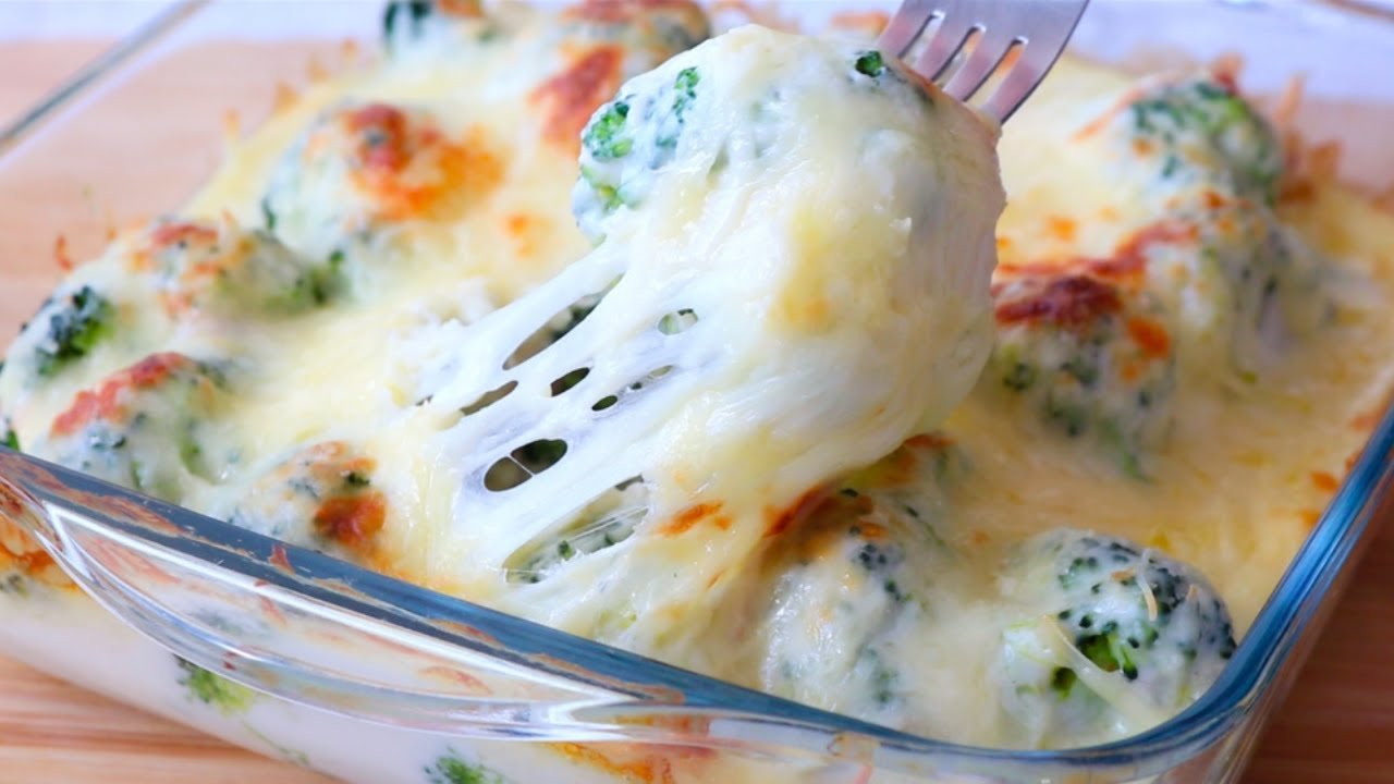 Receta de Brócoli gratinado al horno