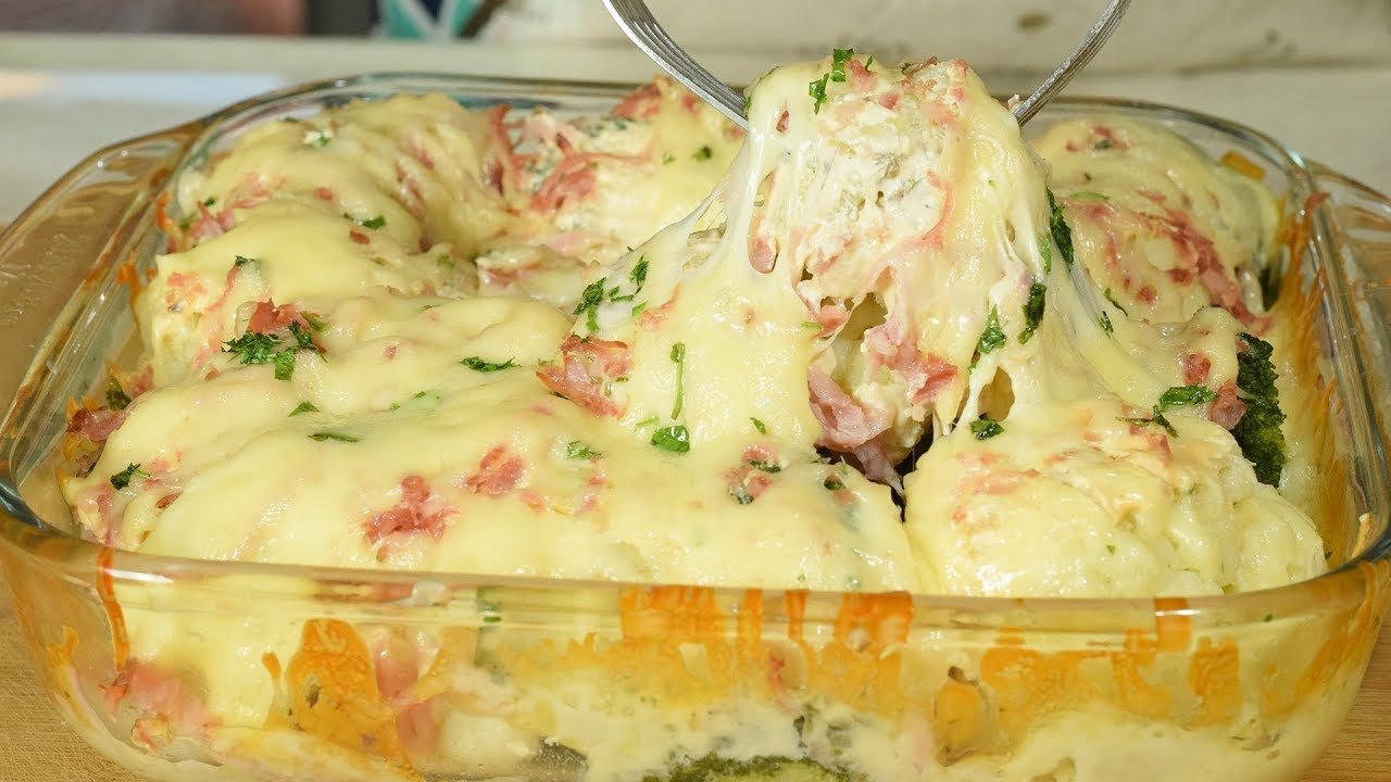Receta de Brócoli y coliflor gratinados