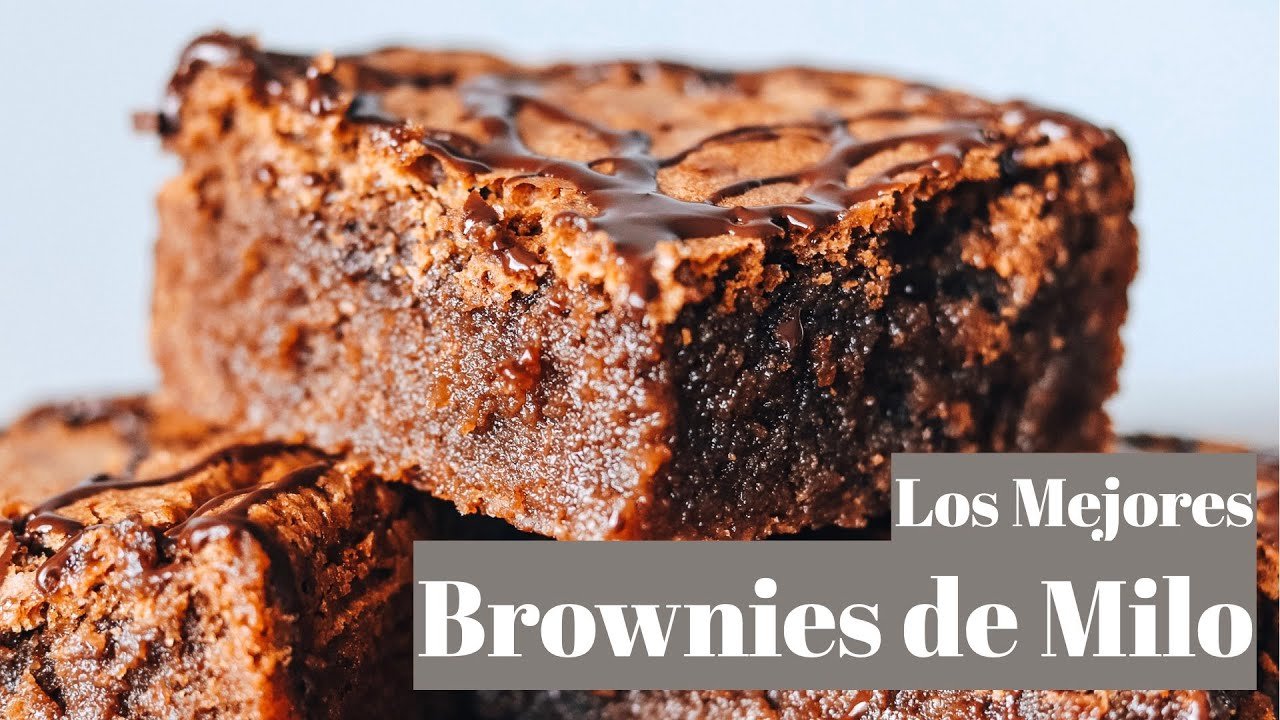 Receta de Brownie de milo