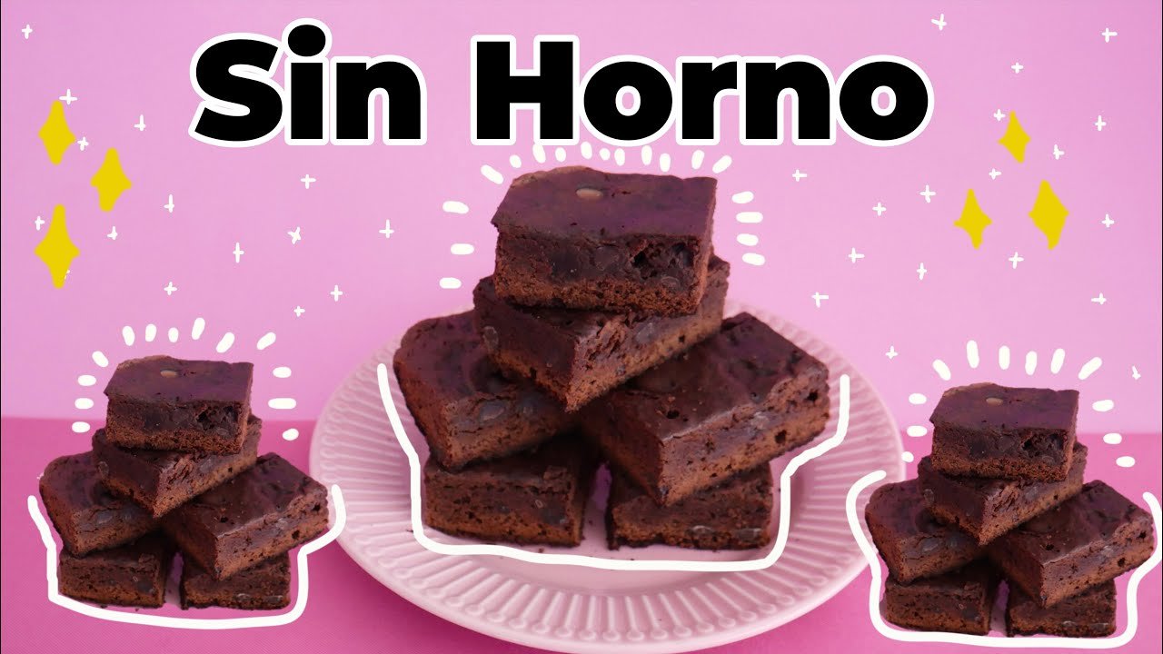 Receta de Brownie sin horno